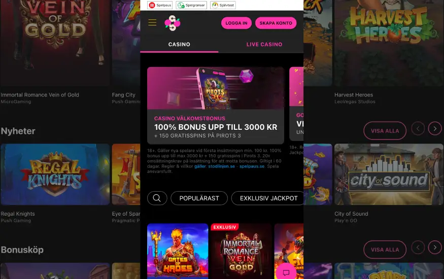 Mobilcasino GoGoCasino